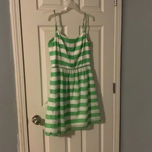 Lilly Pulitzer green and white dress